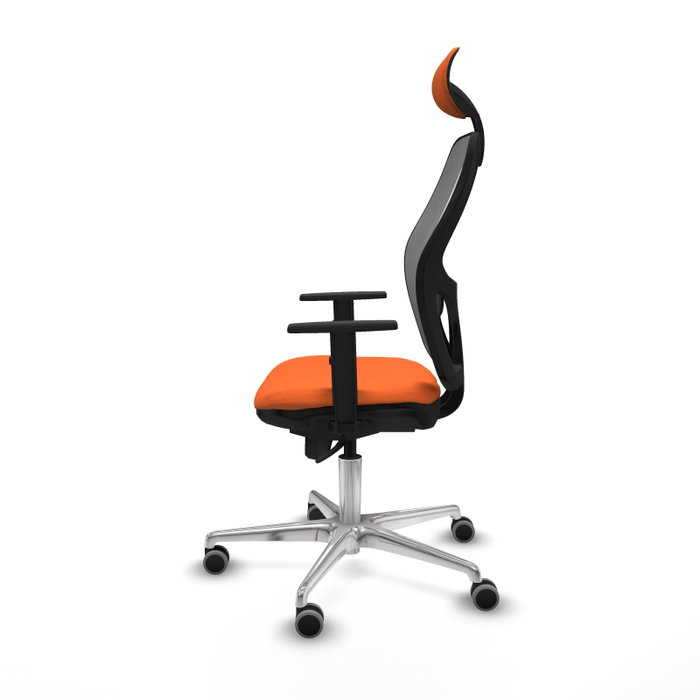 PIQUERAS Y CRESPO Silla de oficina Jorquera Naranja y Gris