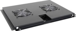 MicroConnect Unidad de ventilación con 2 ventiladores para racks fondo 600