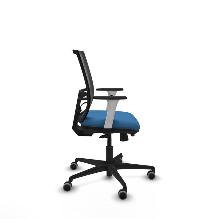 PIQUERAS Y CRESPO Silla de oficina Yunquera Azul claro con mecanismo Sincro/Traslack