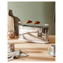 Alessi SG68 W Tostadora de Acero Inoxidable y PVC Blanco