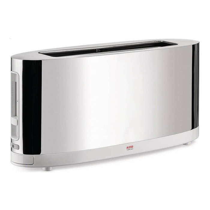 Alessi SG68 W Tostadora de Acero Inoxidable y PVC Blanco Alessi SG68 W Tostadora de Acero Inoxidable y PVC Blanco