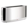 Alessi SG68 W Tostadora de Acero Inoxidable y PVC Blanco