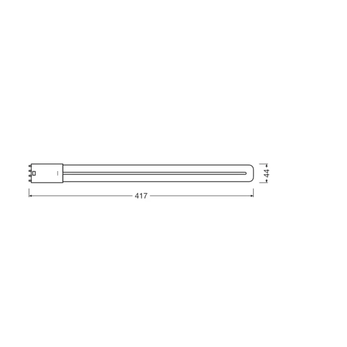 LEDVANCE LED Sustitución Tubo CFL 18W 2070Lm 3000K Casquillo 2G11 para ECG o Red 230V