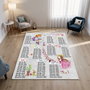 Conceptum Eexfab871 Alfombra de Pasillo 100% Poliéster Lavable Antideslizante Impresión 3D 100x200 cm