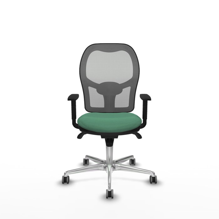 PIQUERAS Y CRESPO Silla de oficina Jorquera verde esmeralda y gris PIQUERAS Y CRESPO Silla de oficina Jorquera verde esmeralda y gris