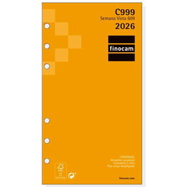 Finocam Recambio Agenda Anillas Classic C999 94x171 mm 2026