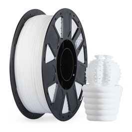 Creality Ender PLA Filamento 3D Blanco, 1 kg, 1.75 mm, Material para Impresora 3D, FDM, Resistencia a la Traccion 34000 kPa, en Bobina