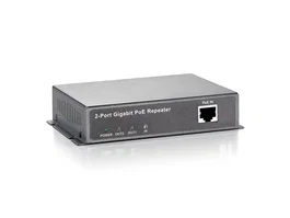 Level One POR-0122 Repetidor de red Gigabit PoE Negro