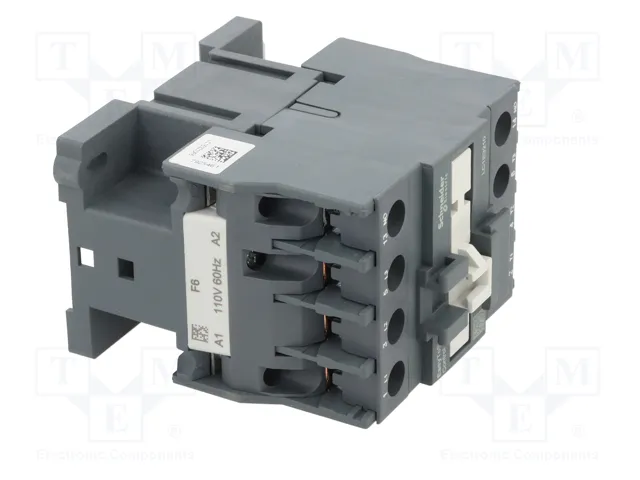 SCHNEIDER ELECTRIC LC1E3210F6 Contactor Easy TeSys 32A 110VAC