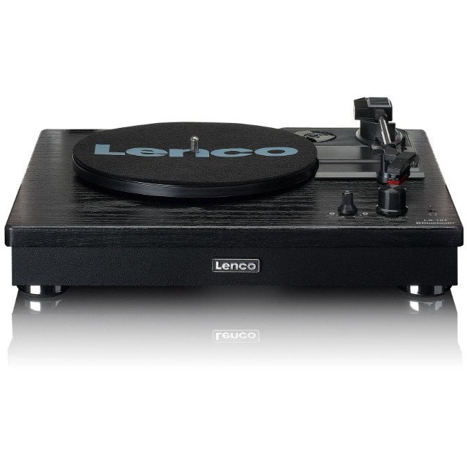Lenco LS-101BK Tocadiscos de tracción por correa Negro