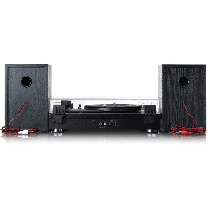 Lenco LS-101BK Tocadiscos de tracción por correa Negro