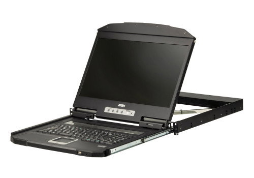 Aten CL3100 Consola KVM LCD de 18,5 pulgadas con Teclado Español Aten CL3100 Consola KVM LCD de 18,5 pulgadas con Teclado Español
