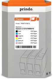 Prindo Multipack Classic XL Negro/Cian/Magenta/Amarillo/Cian (claro)/Magenta (claro)