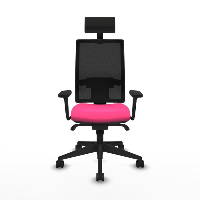 PIQUERAS Y CRESPO Silla de oficina Horna Rosa con Mecanismo Sincro PIQUERAS Y CRESPO Silla de oficina Horna Rosa con Mecanismo Sincro