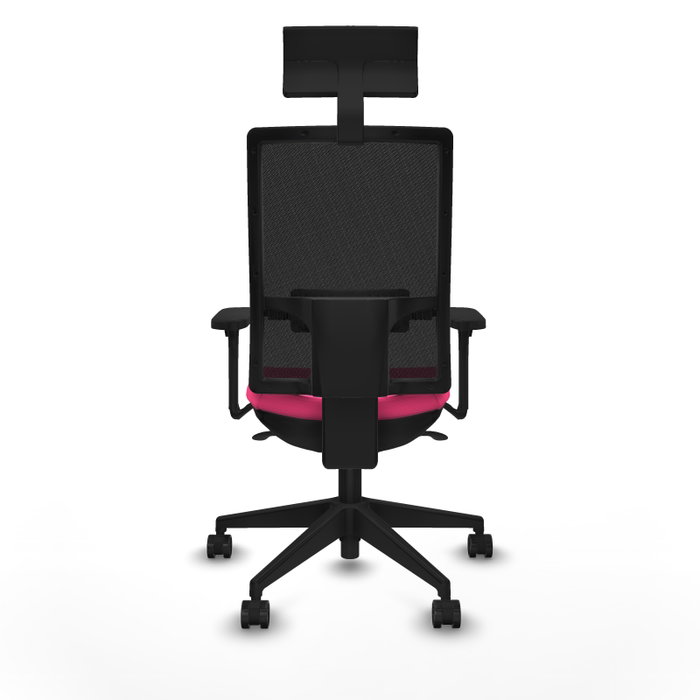 PIQUERAS Y CRESPO Silla de oficina Horna Rosa con Mecanismo Sincro PIQUERAS Y CRESPO Silla de oficina Horna Rosa con Mecanismo Sincro