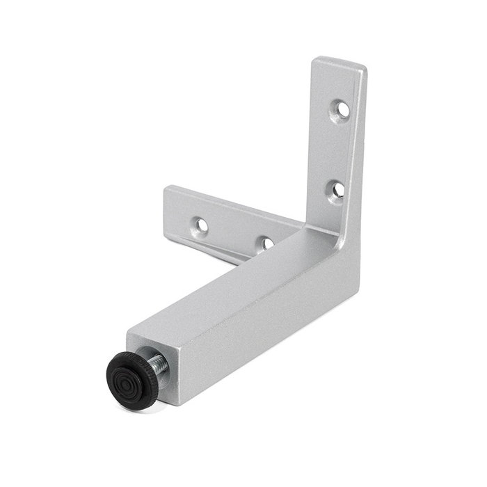 Mafos Pata Metálica Zamak Quadro Acabado Gris Ral Altura H120