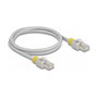 DeLOCK Cable de red RJ45 Cat.6A S/FTP con clips de colores, 1 m, Gris