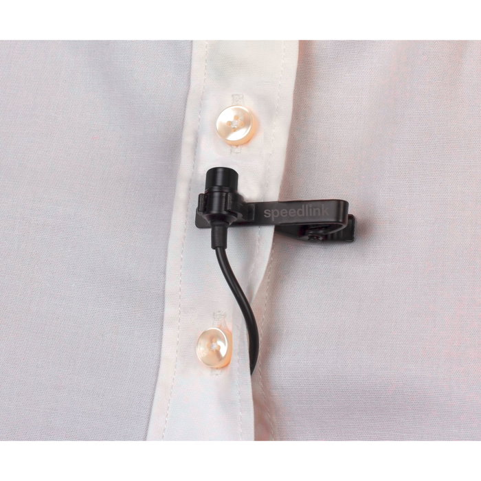Speedlink SPES Clip-On Microphone, negro Speedlink SPES Clip-On Microphone, negro