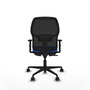 PIQUERAS Y CRESPO Silla de oficina Alfera Azul y Negro con mecanismo Sincro