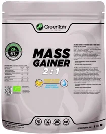 GREENTAHR Mass Gainer 2:1 Eco Suplemento Proteína Sabor Banana 1.2 Kg