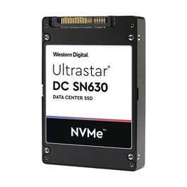 Western Digital Ultrastar DC SN630 WUS3BA119C7P3E3 SSD NVMe U.2 de 1.92 TB 2.5" - Velocidad lectura 2750 MB/s, escritura 1270 MB/s, encriptación hardware
