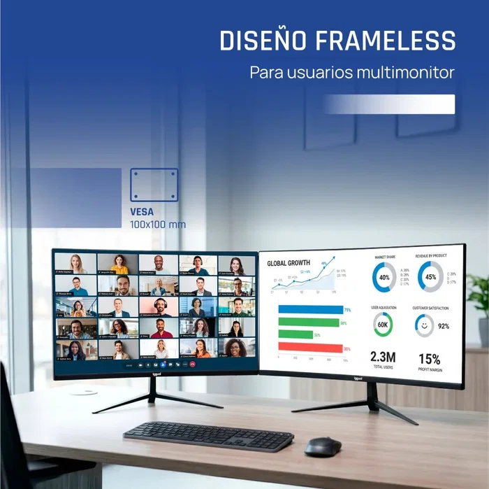 Iggual Monitor 27 IPS FHD 75Hz Slim
