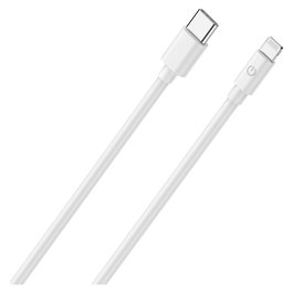 RealPower Cable USB-C a Lightning 2m Blanco MFi Certificado 3A - Carga y Datos