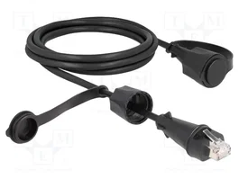 DeLOCK Cable de red Cat6 STP RJ45 de 2 m con protección IP68