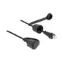 DeLOCK Cable de red Cat.6 STP RJ45 macho a RJ45 macho IP68 de 2 m, Negro