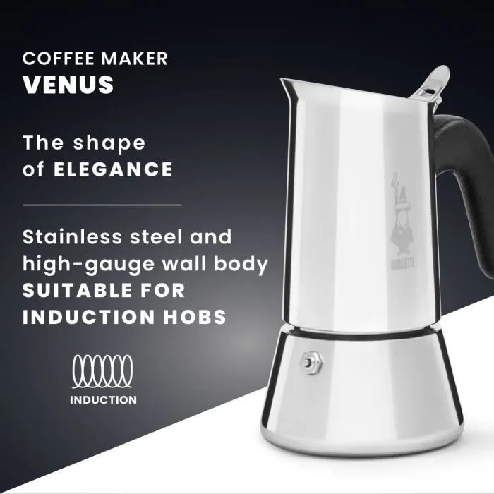 Bialetti 0007255/CNNP Cafetera italiana de Acero