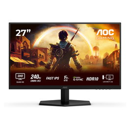 AOC Q27G42ZE Monitor Gaming 27" (68.6cm) Quad HD 2560x1440 Fast IPS 260Hz 1ms HDR10 FreeSync Negro/Rojo