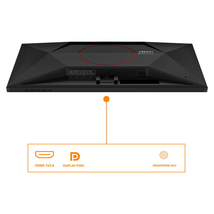 AOC Q27G42ZE Monitor Gaming 27" (68.6cm) Quad HD 2560x1440 Fast IPS 260Hz 1ms HDR10 FreeSync Negro/Rojo