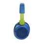 JBL JR460NC Auriculares Inalámbricos Diadema con Cancelación Activa de Ruido (ANC) Bluetooth 5.0 USB-C para Niños - Azul
