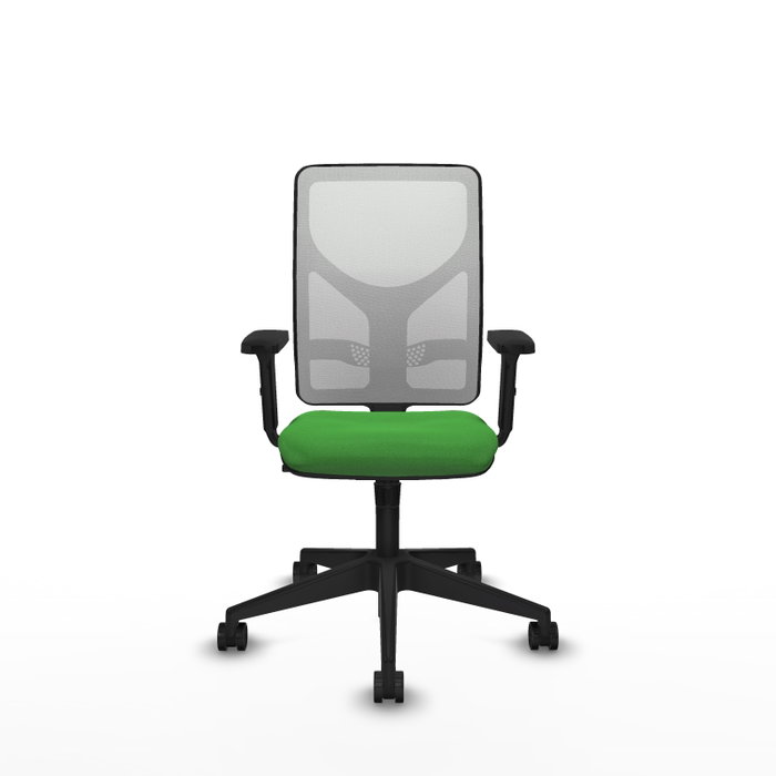 PIQUERAS Y CRESPO Silla de oficina Motilla con mecanismo Sincro, Verde y Blanco PIQUERAS Y CRESPO Silla de oficina Motilla con mecanismo Sincro, Verde y Blanco