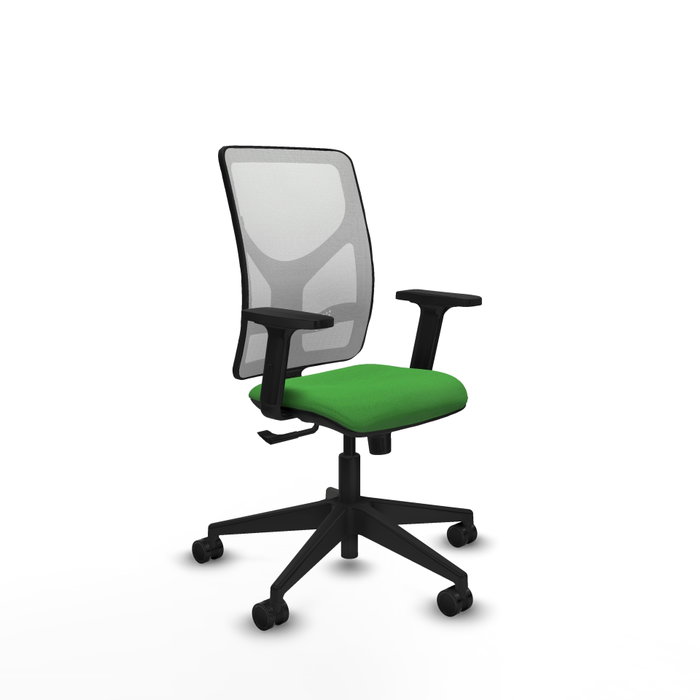 PIQUERAS Y CRESPO Silla de oficina Motilla con mecanismo Sincro, Verde y Blanco PIQUERAS Y CRESPO Silla de oficina Motilla con mecanismo Sincro, Verde y Blanco