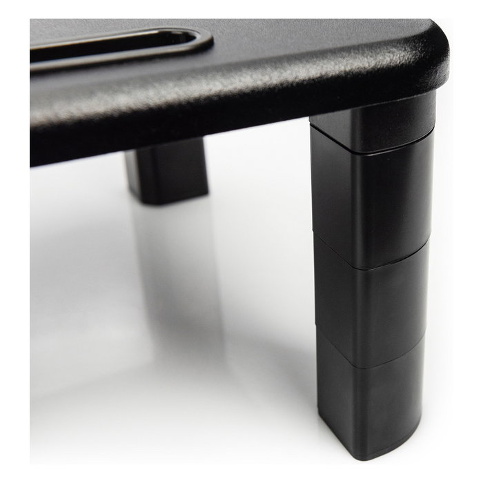 DIGITUS Base de monitor ergonómica ajustable negra