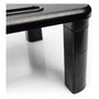 DIGITUS Base de monitor ergonómica ajustable negra