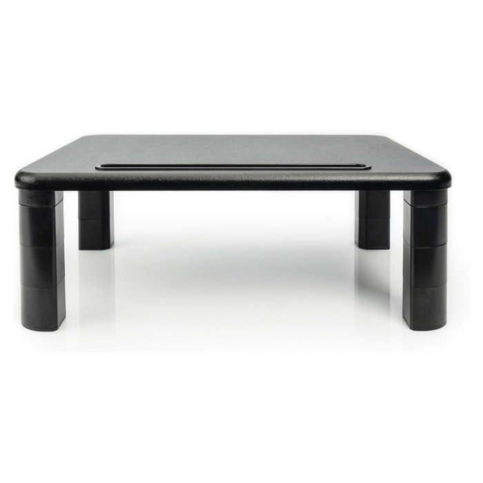DIGITUS Base de monitor ergonómica ajustable negra