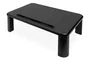 DIGITUS Base de monitor ergonómica ajustable negra