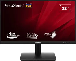 Viewsonic VA220-H VA Monitor LED de 22 Pulgadas Full HD 1080p, 100Hz, 1ms, Panel VA, HDMI/VGA, Negro, Soporte VESA 75x75