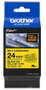 Brother TZe-SL651 Cinta autolaminada Negro sobre amarillo 24mm x 8m