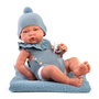Muñecas Antonio Juan Muñeco Dulce Reborn Lui 80219 con Mantita Niño