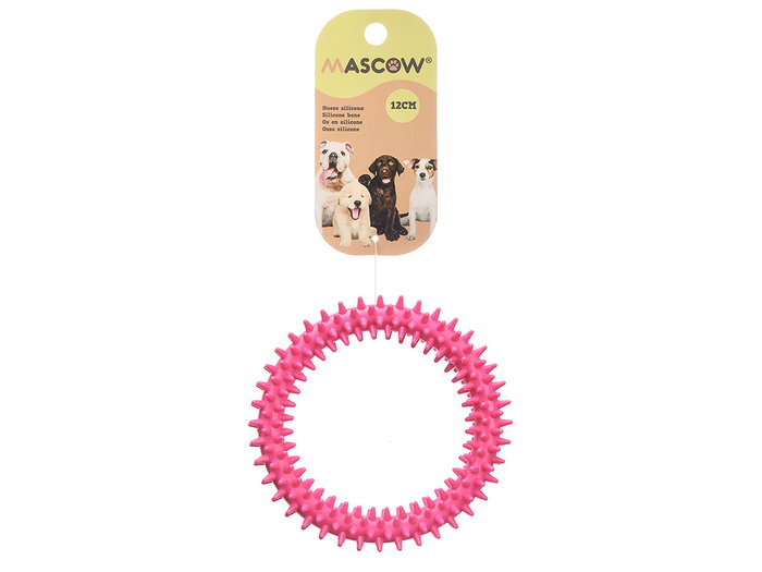 Mascow Aro Silicona 12 cm Surtidos Azul Rosa Verde (Set de 24)