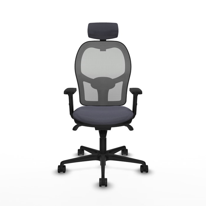 PIQUERAS Y CRESPO Silla de oficina Jorquera con mecanismo Sincro, Gris