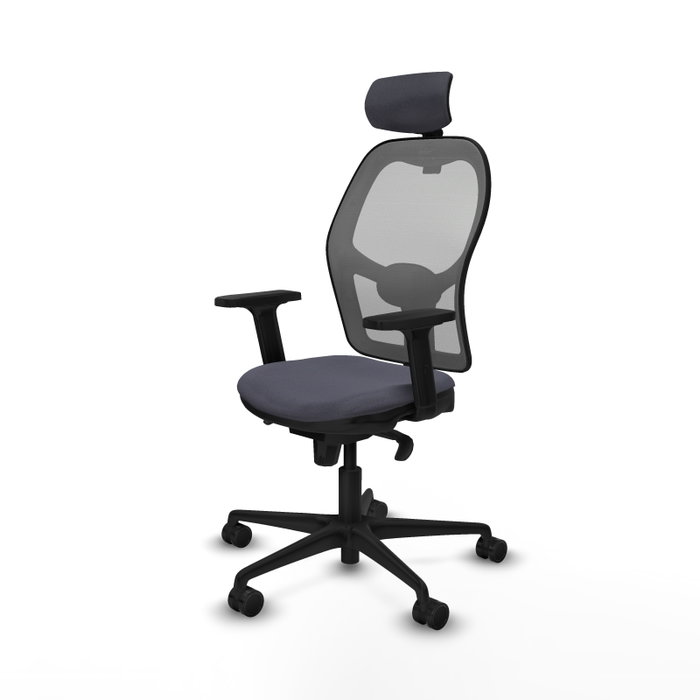 PIQUERAS Y CRESPO Silla de oficina Jorquera con mecanismo Sincro, Gris