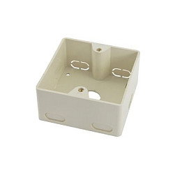 Synergy21 Soporte de módulos y carcasa de montaje en superficie Synergy 21 80x80 mm Blanco puro