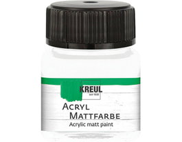 Kreul Pintura acrílica mate blanco 20ml