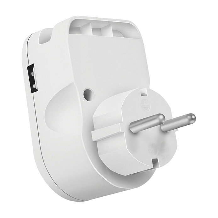 LogiLink Cargador USB-A/C de 17 W con 2 puertos, 1x USB-A y 1x USB-C, Blanco