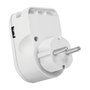 LogiLink Cargador USB-A/C de 17 W con 2 puertos, 1x USB-A y 1x USB-C, Blanco