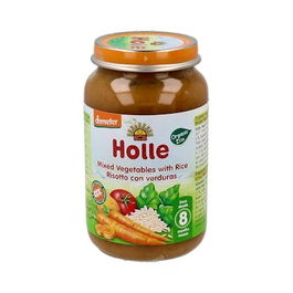 HOLLE Potito Verduras Con Arroz 8 Meses 220Gr